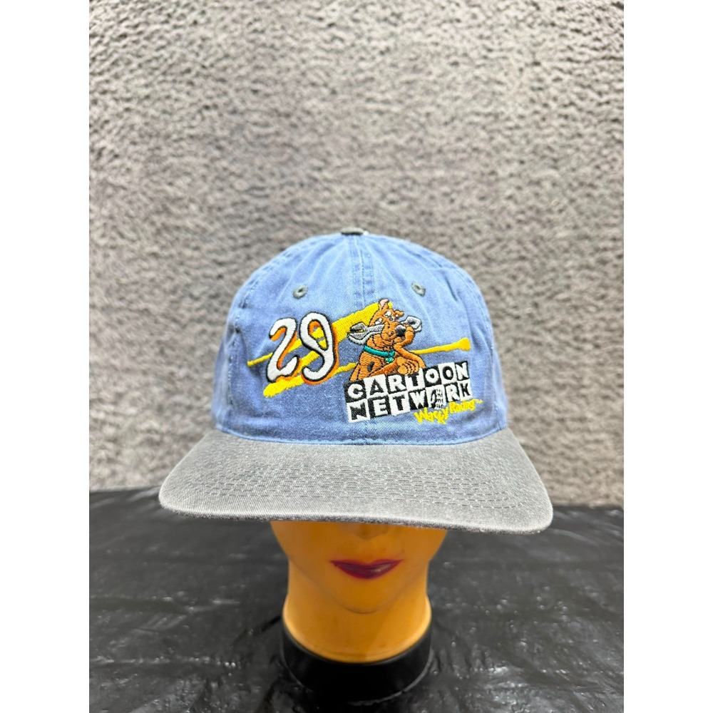 Vintage Hanna Barbera Cartoon Network Wacky Racing Scooby-Doo Snapback Hat NWT